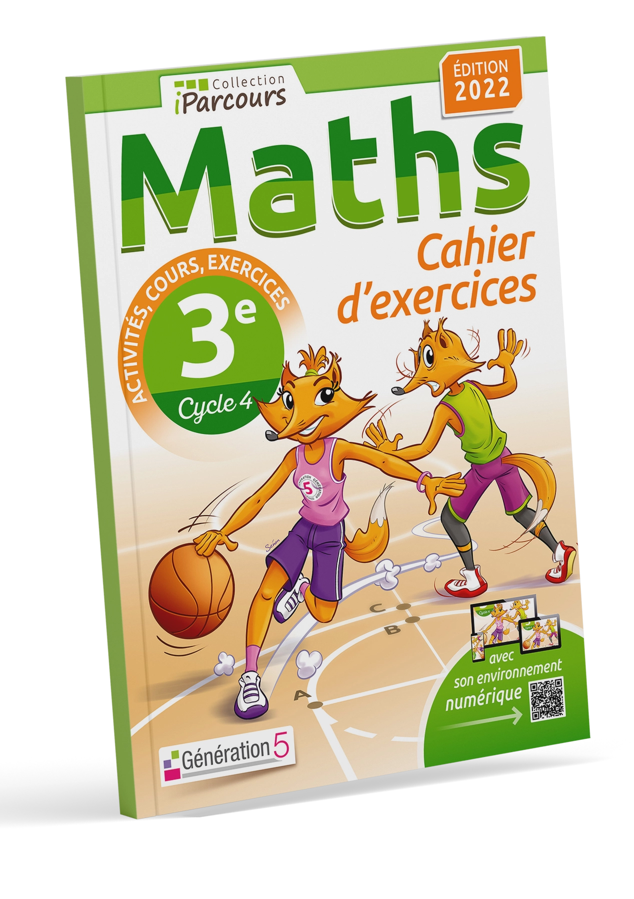 Cahier-manuel iParcours Maths 3e