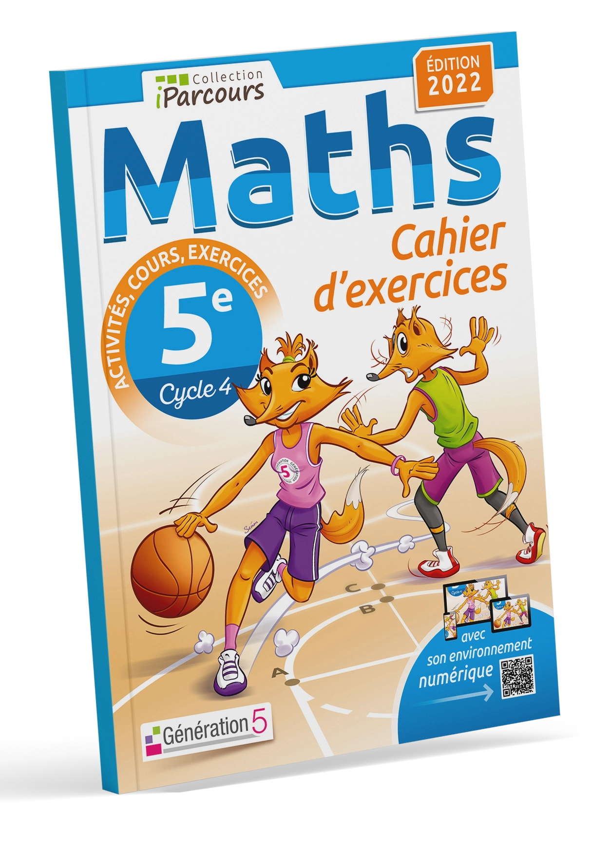 Cahier-manuel iParcours Maths 5e