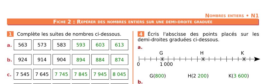 Corrigé d'un exercice iParcours maths