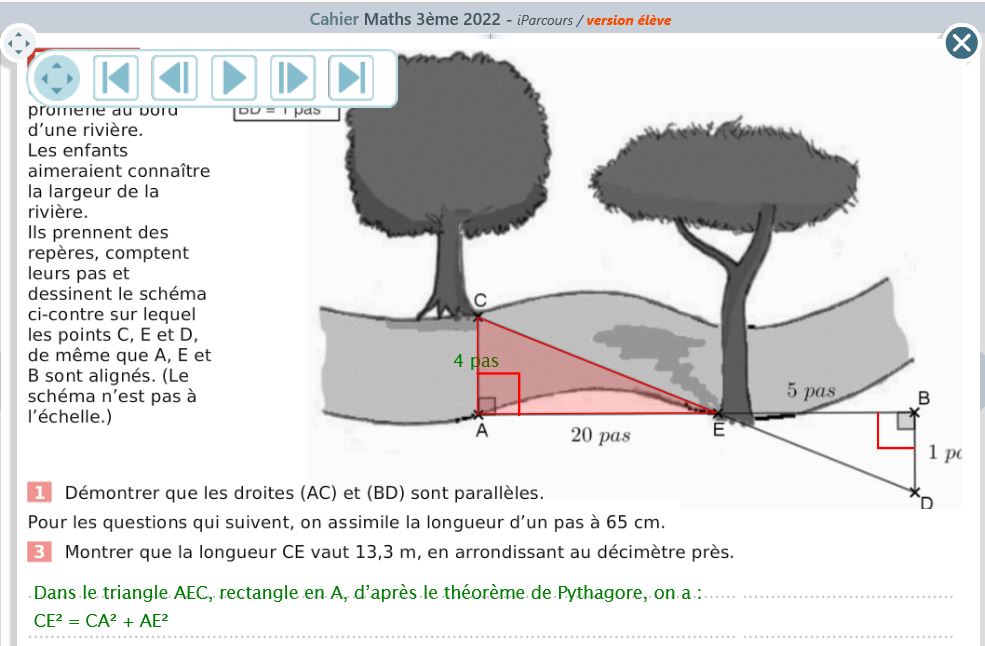 Corrigé animé d'un exercice du brevet de maths (Métropole 2021) - iParcours