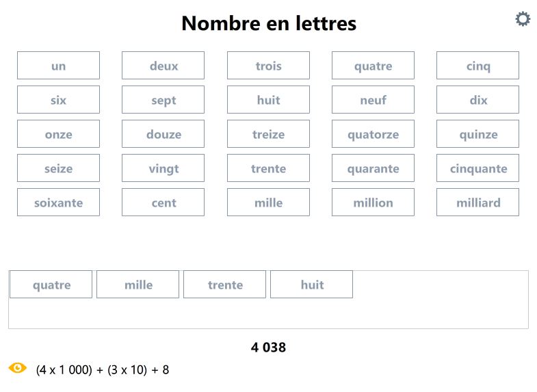 Activité de découverte Cycle 3 : nombres en lettres