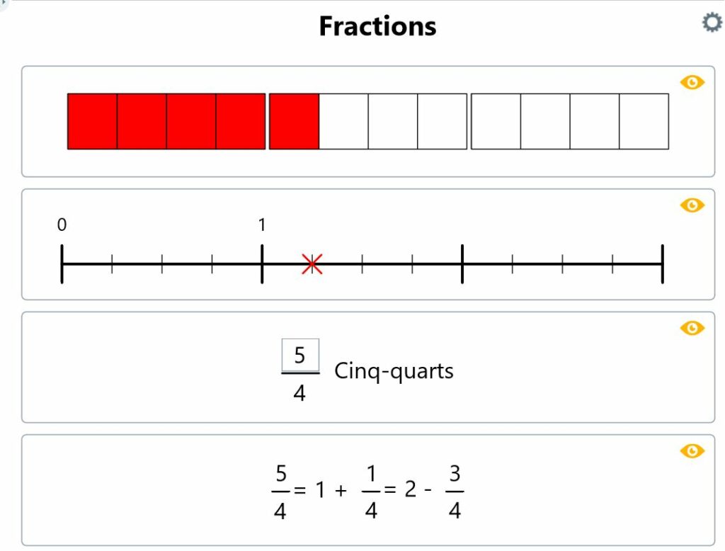 Outil Fractions Cycle 3