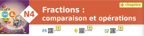 Liaison entre le cahier CM2 et les cahiers CM1 et 6e En-tête de chapitre du cahier CM2 : liaison avec les ouvrages numériques CM1 et 6e