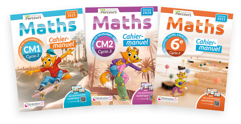 iParcours Maths : cahiers-manuels numériques de cycle 3 (CM1, CM2, 6e) iParcours Maths : cahiers-manuels numériques de cycle 3 (CM1, CM2, 6e)