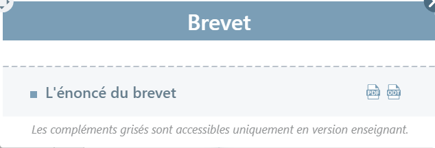 Énoncé du brevet de Mathématiques (sujet 0A 2026) Énoncé du brevet de Mathématiques (sujet 0A 2026)